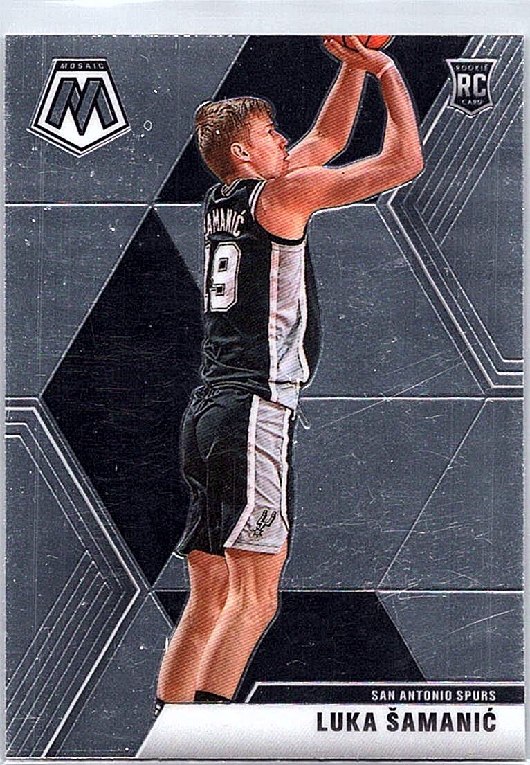 2019-20 Panini Mosaic Luka Samanic #235 RC front