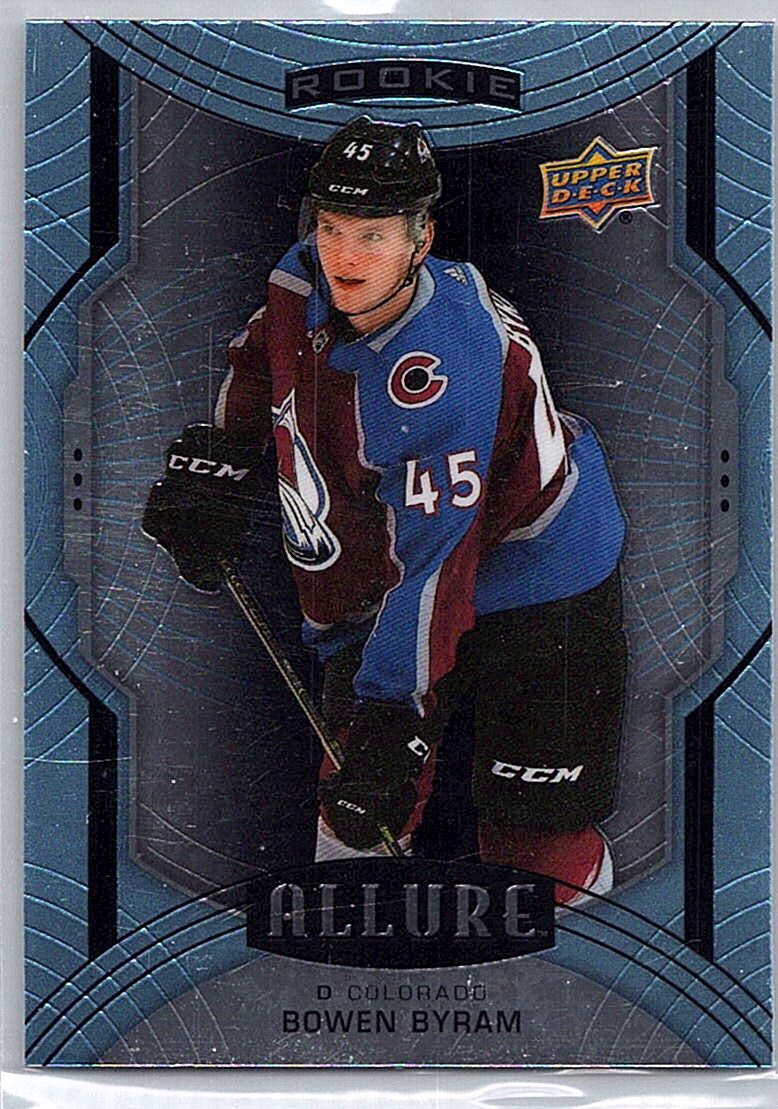 2020-21 Upper Deck Allure Bowen Byram #149 SP, RC front