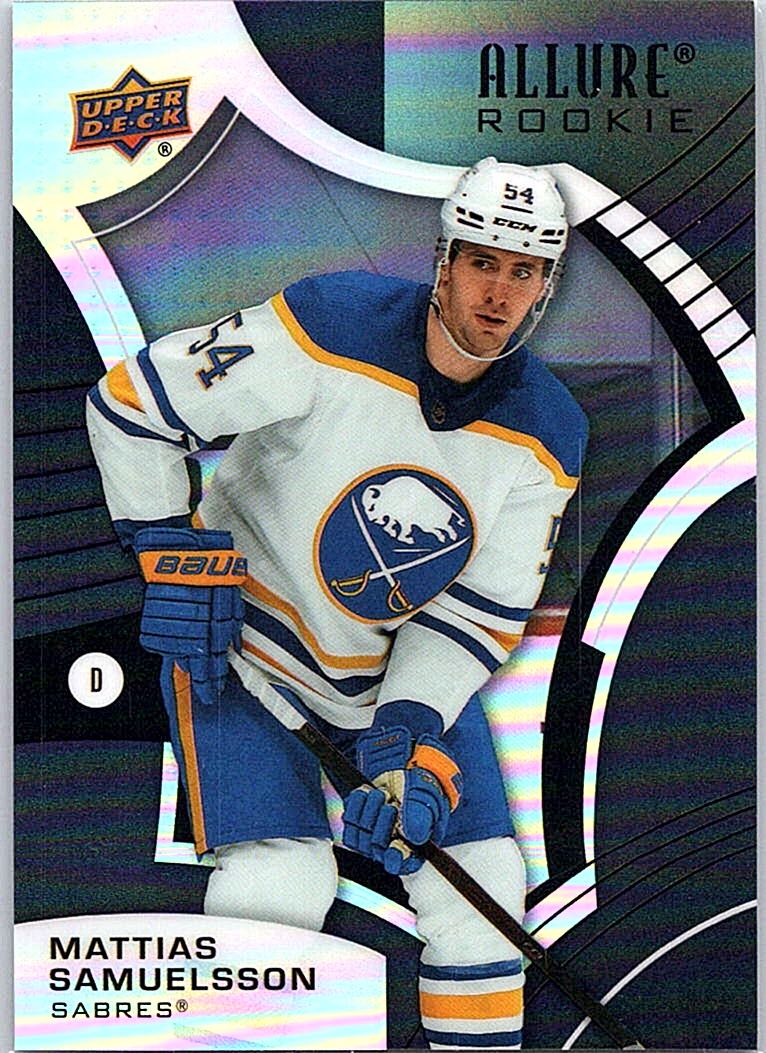 2021-22 Upper Deck Allure - Black Rainbow Mattias Samuelsson #134 front