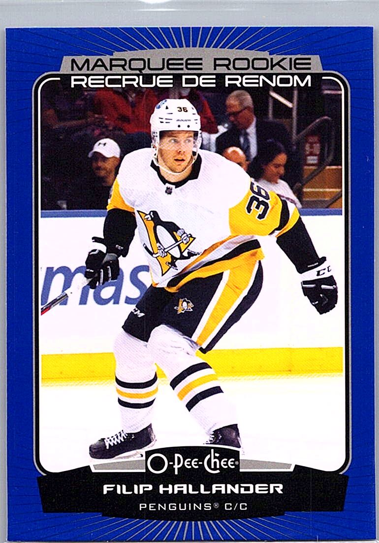 2022-23 O-Pee-Chee - Blue-Border Filip Hallander #565 front
