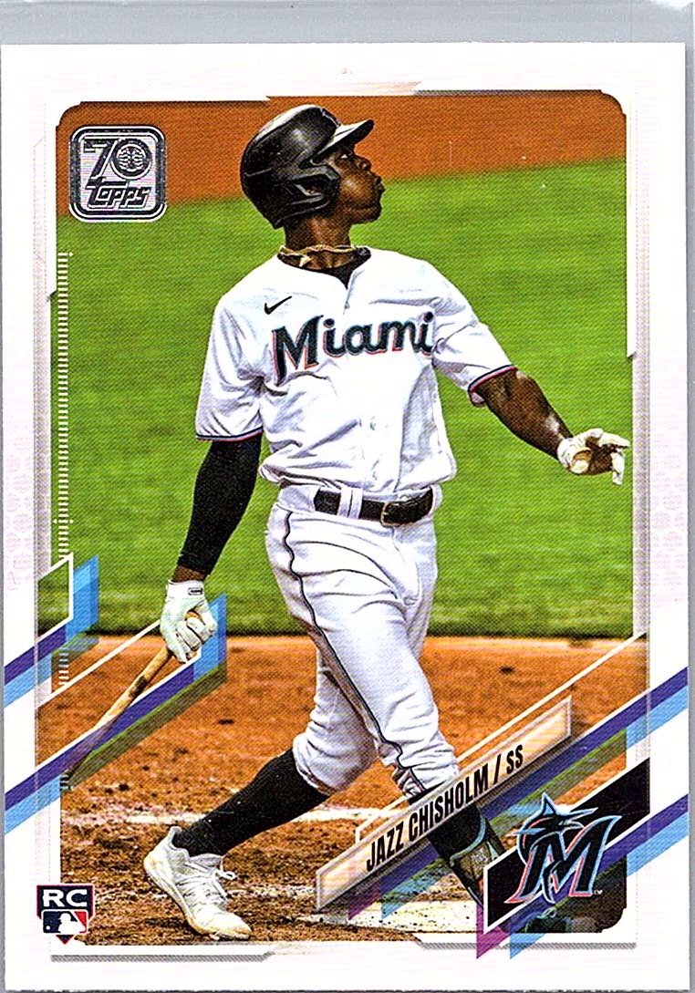 2021 Topps Jazz Chisholm #538 RC front