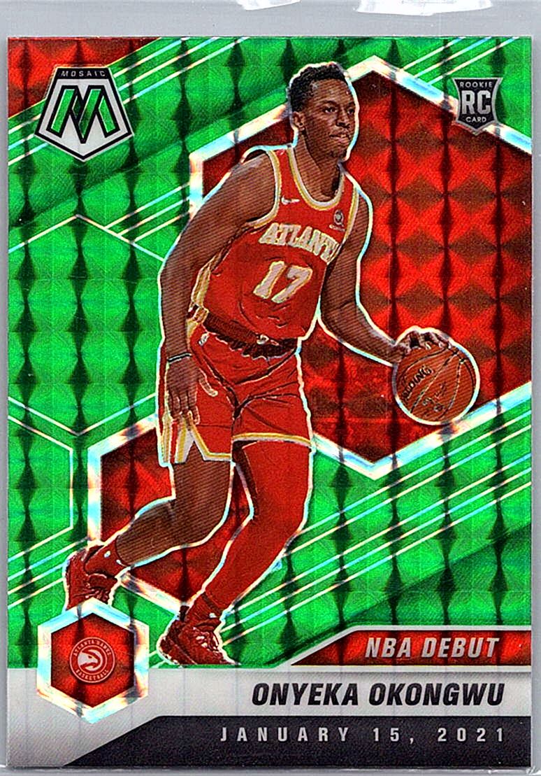2020-21 Panini Mosaic - Mosaic Green Onyeka Okongwu #274 front
