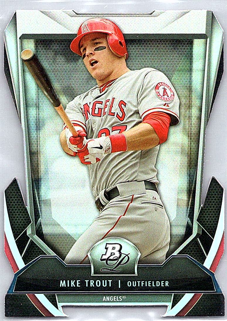 2013 Bowman Platinum - Cutting Edge Stars Mike Trout #CES-MTR front
