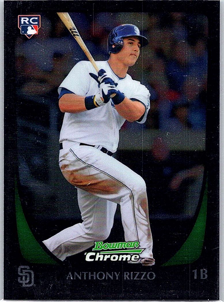 2011 Bowman Draft Picks & Prospects - Chrome Anthony Rizzo #70 RC front