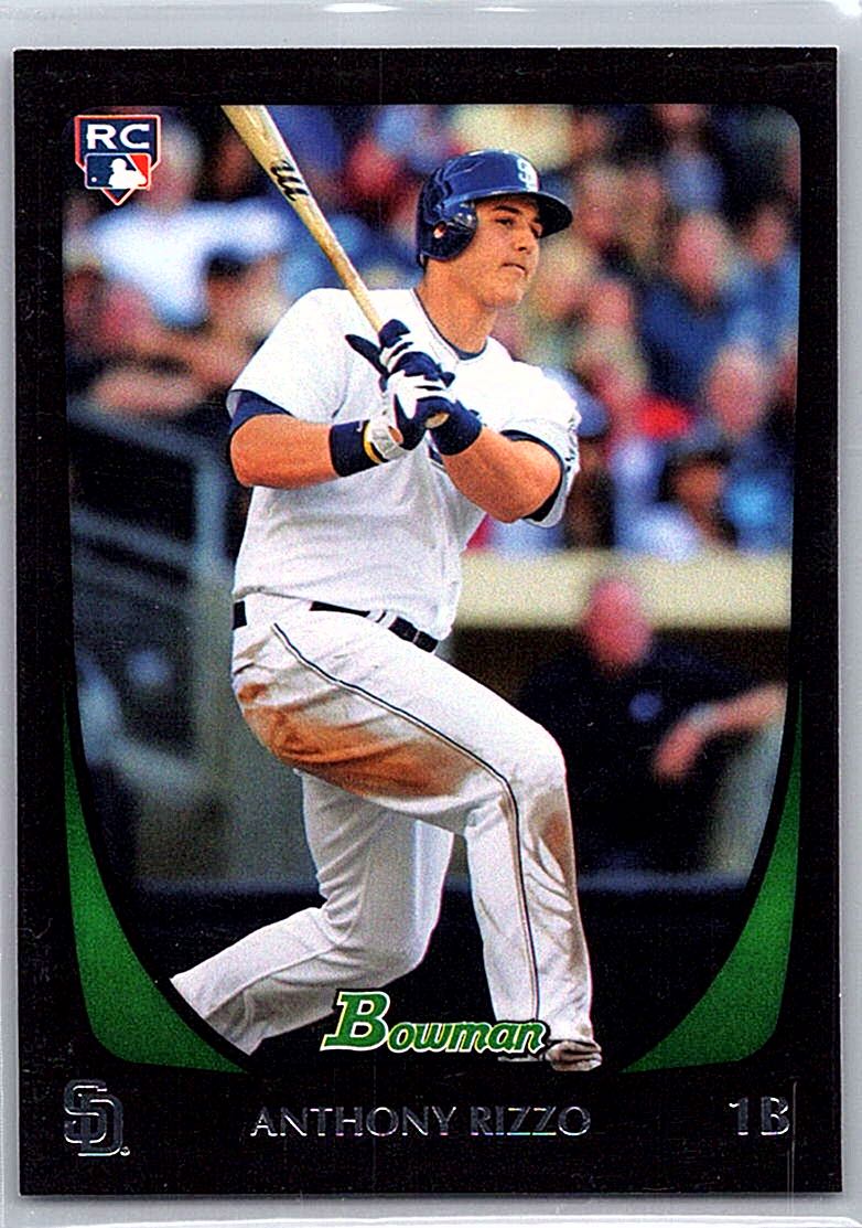 2011 Bowman Draft Picks & Prospects Anthony Rizzo #70 RC front