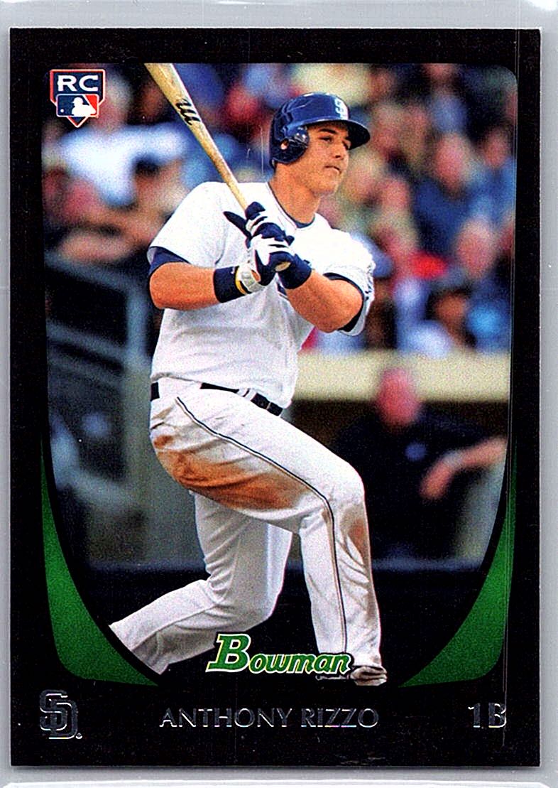 2011 Bowman Draft Picks & Prospects Anthony Rizzo #70 RC front