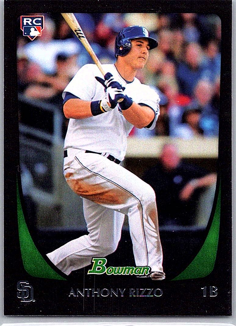 2011 Bowman Draft Picks & Prospects Anthony Rizzo #70 RC front