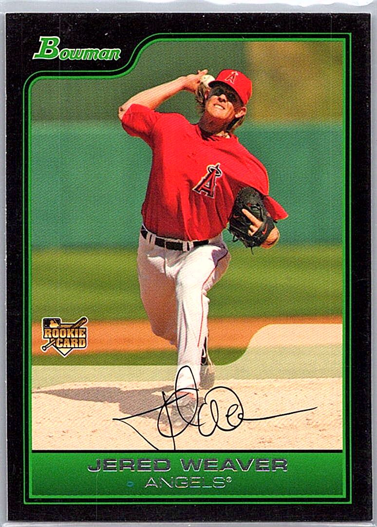 2006 Bowman Draft Picks & Prospects Jered Weaver #BDP8 front