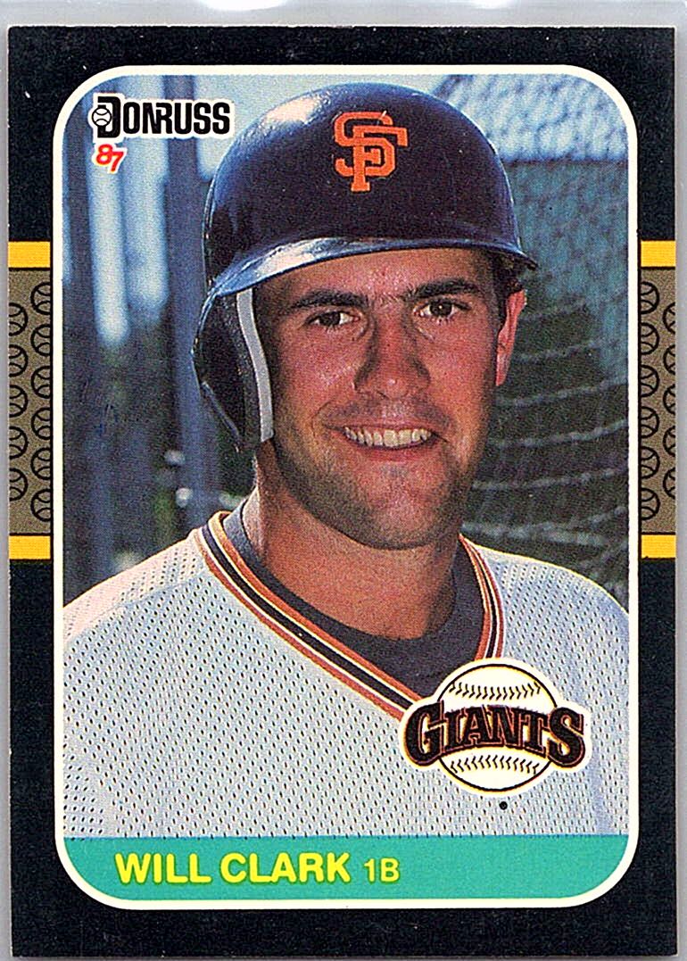 1987 Donruss Will Clark #66 RC front
