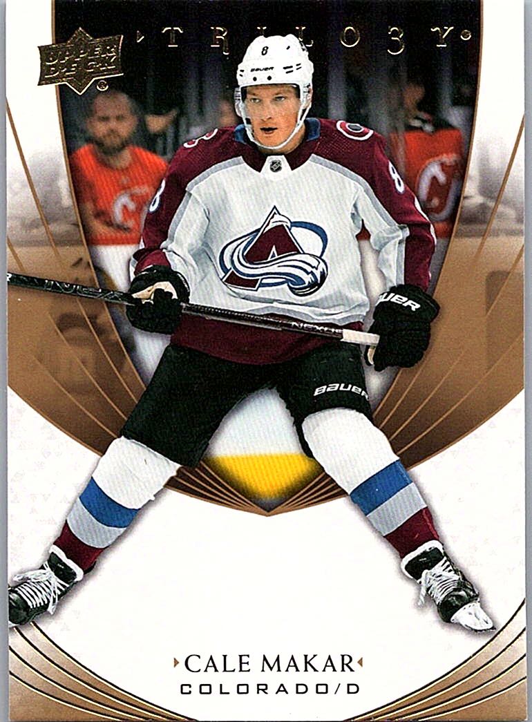 2020-21 Upper Deck Trilogy Cale Makar #35 front