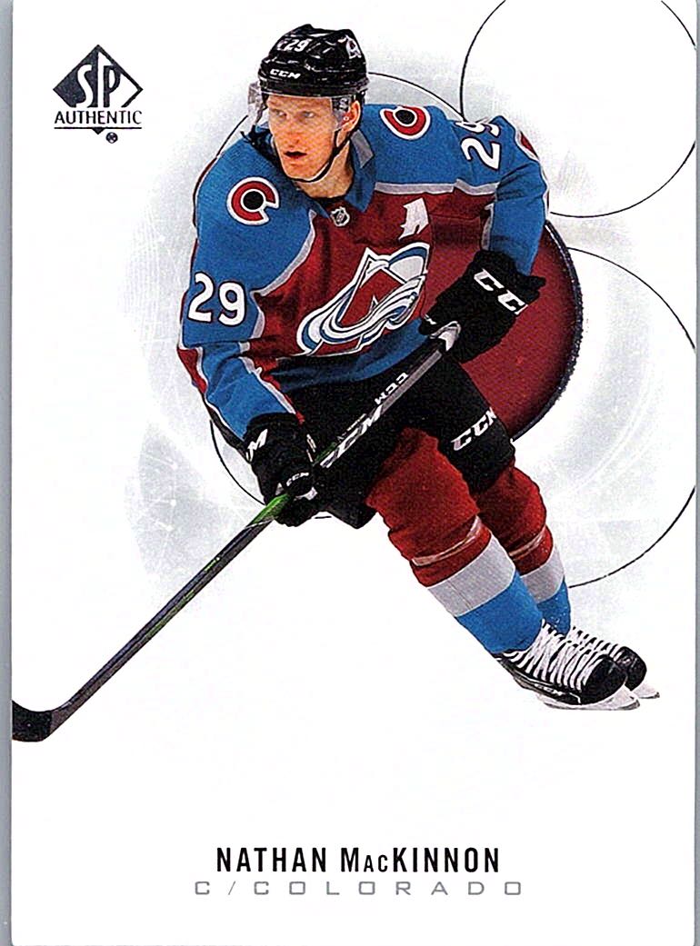 2020-21 SP Authentic Nathan MacKinnon #94 front