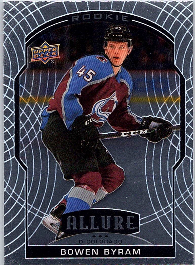 2020-21 Upper Deck Allure Bowen Byram #98 RC front