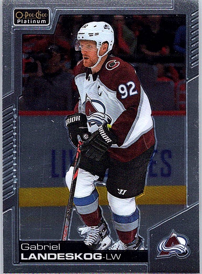 2020-21 O-Pee-Chee Platinum Gabriel Landeskog #63 front