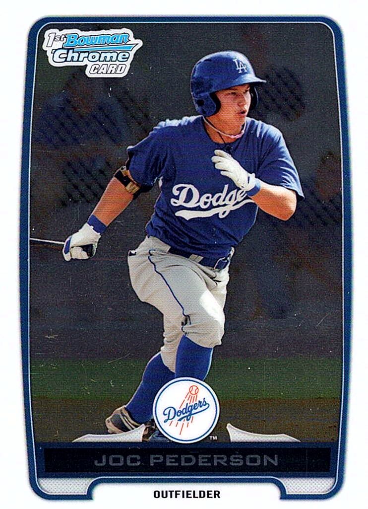 2012 Bowman - Chrome Prospects Joc Pederson #BCP104 front