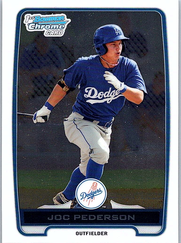 2012 Bowman - Chrome Prospects Joc Pederson #BCP104 front