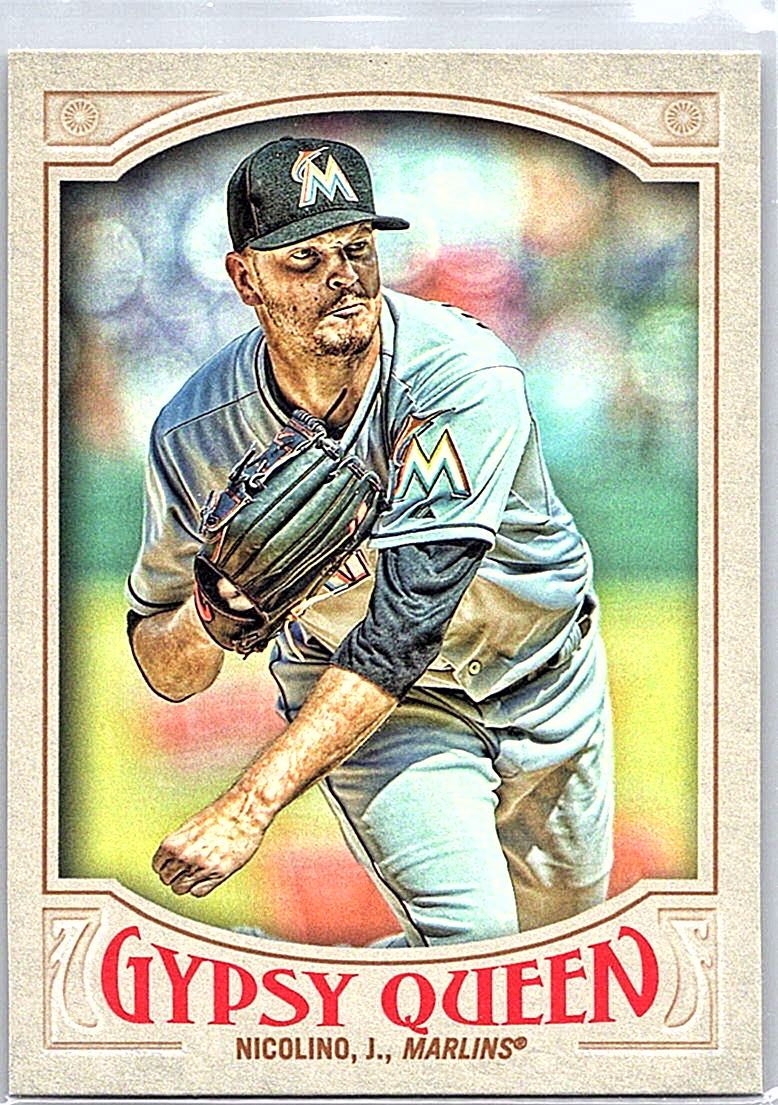 2016 Topps Gypsy Queen Justin Nicolino #277 front