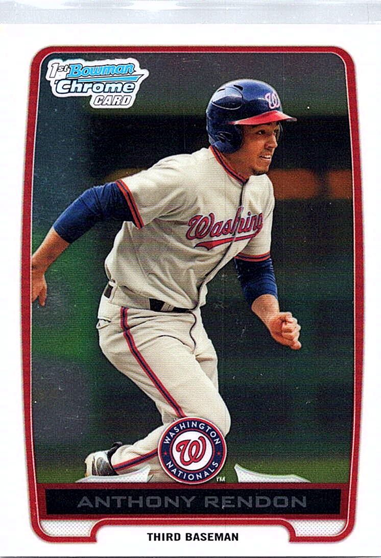 2012 Bowman - Chrome Prospects Anthony Rendon #BCP88 front