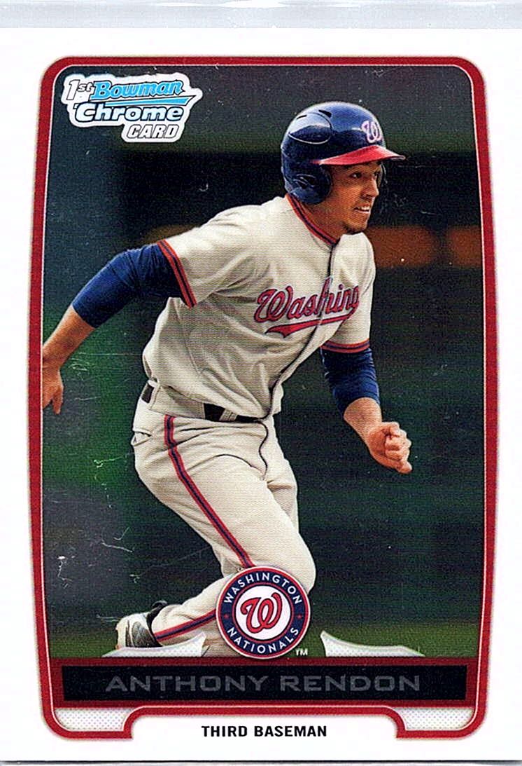 2012 Bowman - Chrome Prospects Anthony Rendon #BCP88 front