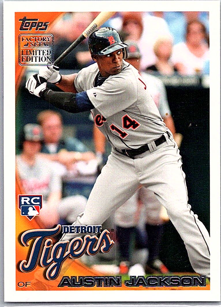 2010 Topps - Factory Set Bonus: Rookies Austin Jackson #RC4 front
