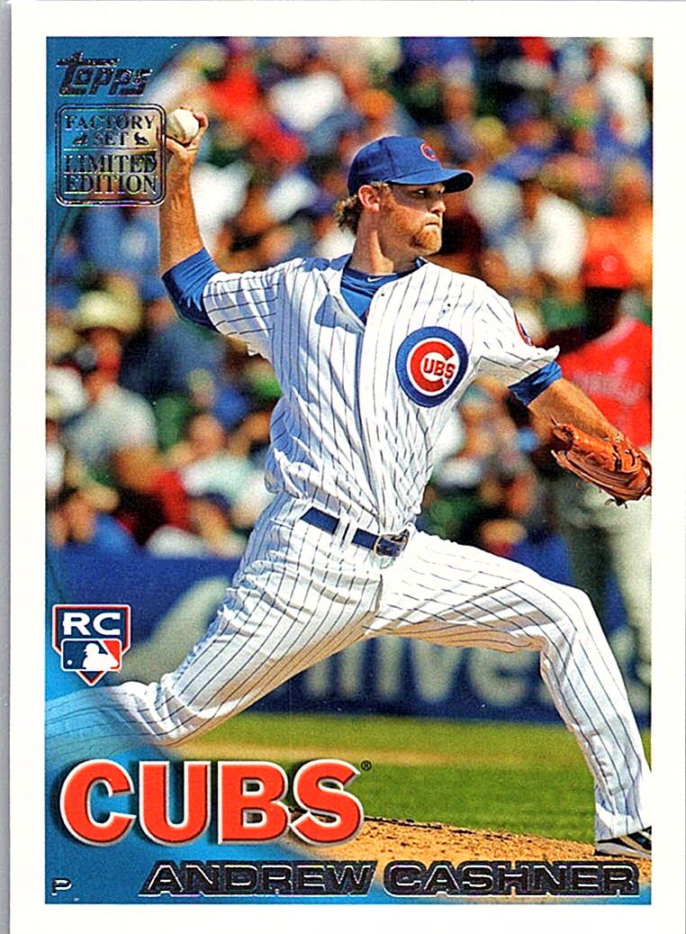 2010 Topps - Factory Set Bonus: Rookies Andrew Cashner #RC8 front