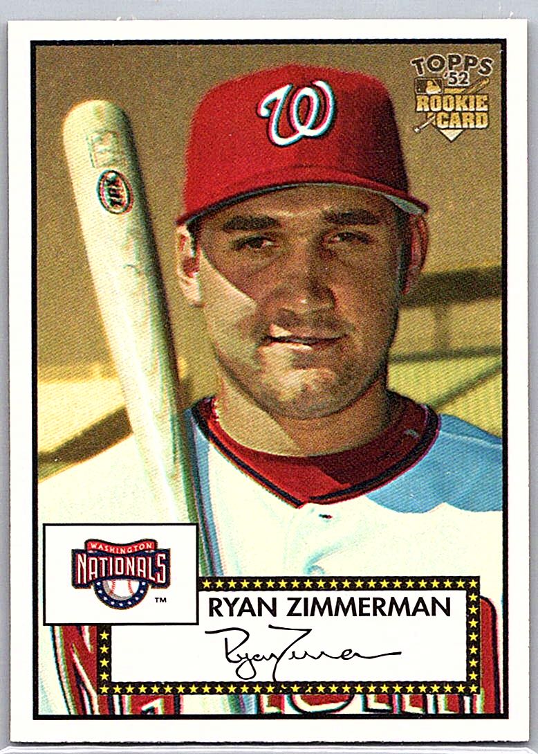 2006 Topps '52 Rookies Ryan Zimmerman #270 front