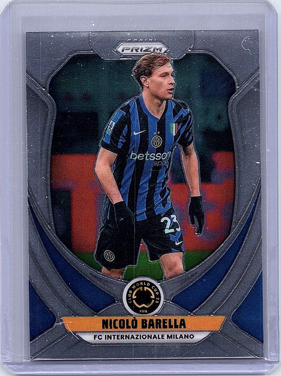 2025 Panini Prizm FIFA Club World Cup Nicolo Barella #93 front