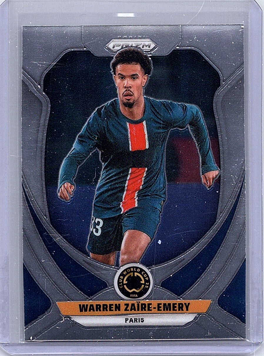 2025 Panini Prizm FIFA Club World Cup Warren Zaire-Emery #127 front