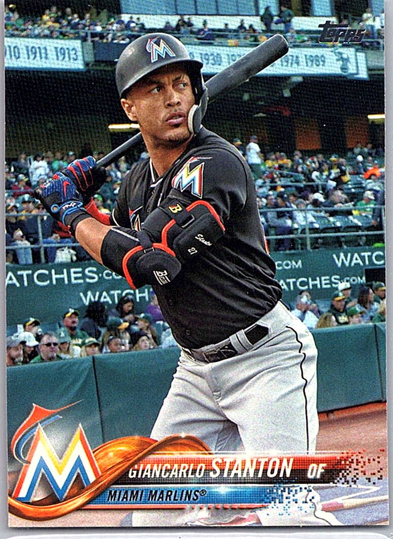 2018 Topps Giancarlo Stanton #100 front