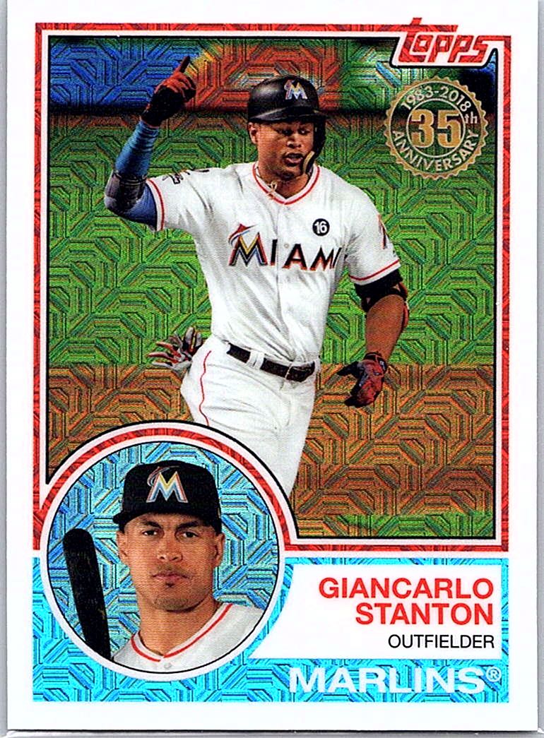 2018 Topps - Silver Pack Giancarlo Stanton #23 front