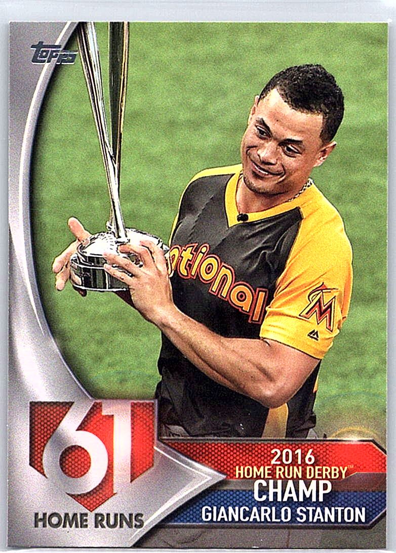 2017 Topps - Home Run Derby Champions Giancarlo Stanton #HRD-21 front