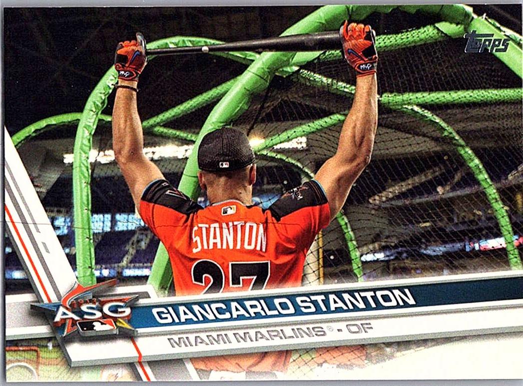2017 Topps Update Giancarlo Stanton #US296b SP front
