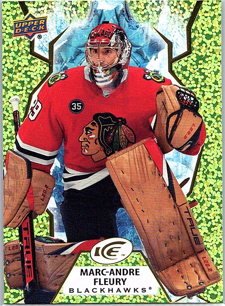 2021-22 Upper Deck Ice - Green Marc-Andre Fleury #58 front
