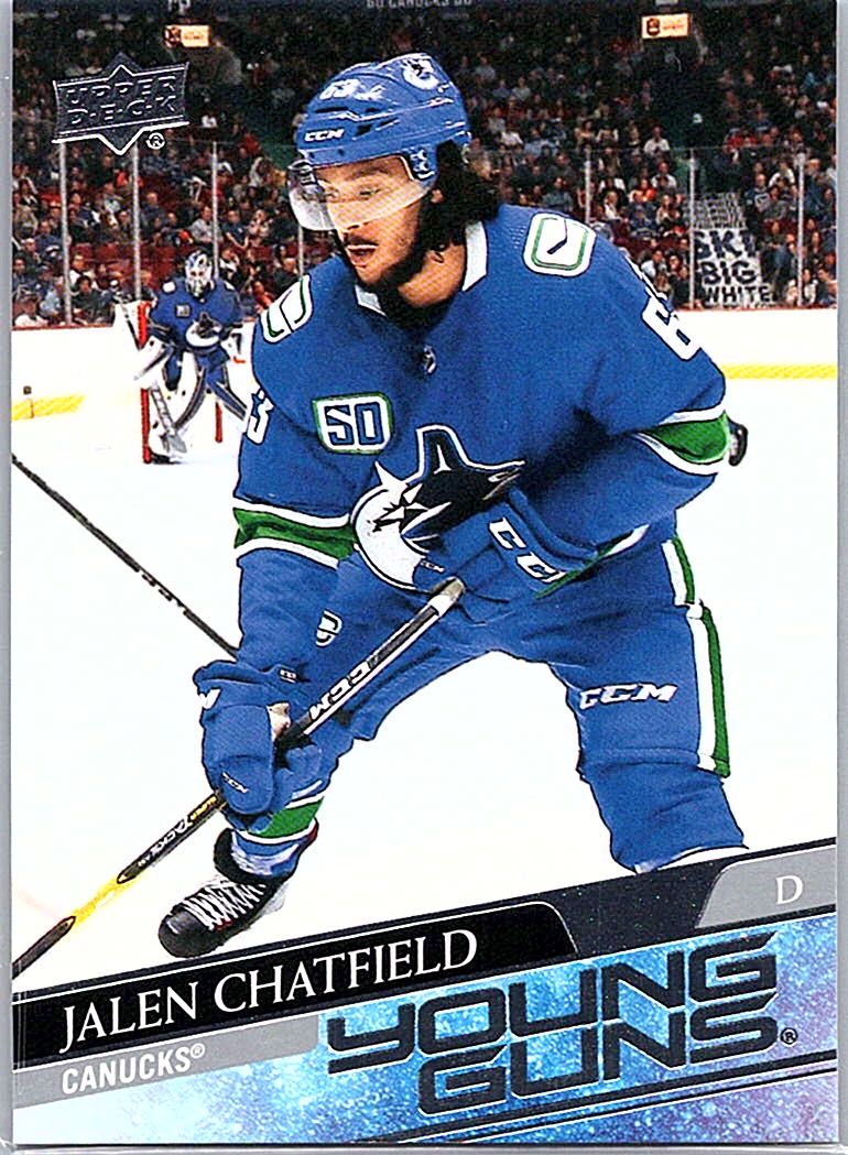 2020-21 Upper Deck - French Jalen Chatfield #452 RC front