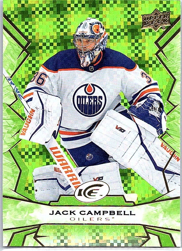 2022-23 Upper Deck Ice - Green Jack Campbell #78 front