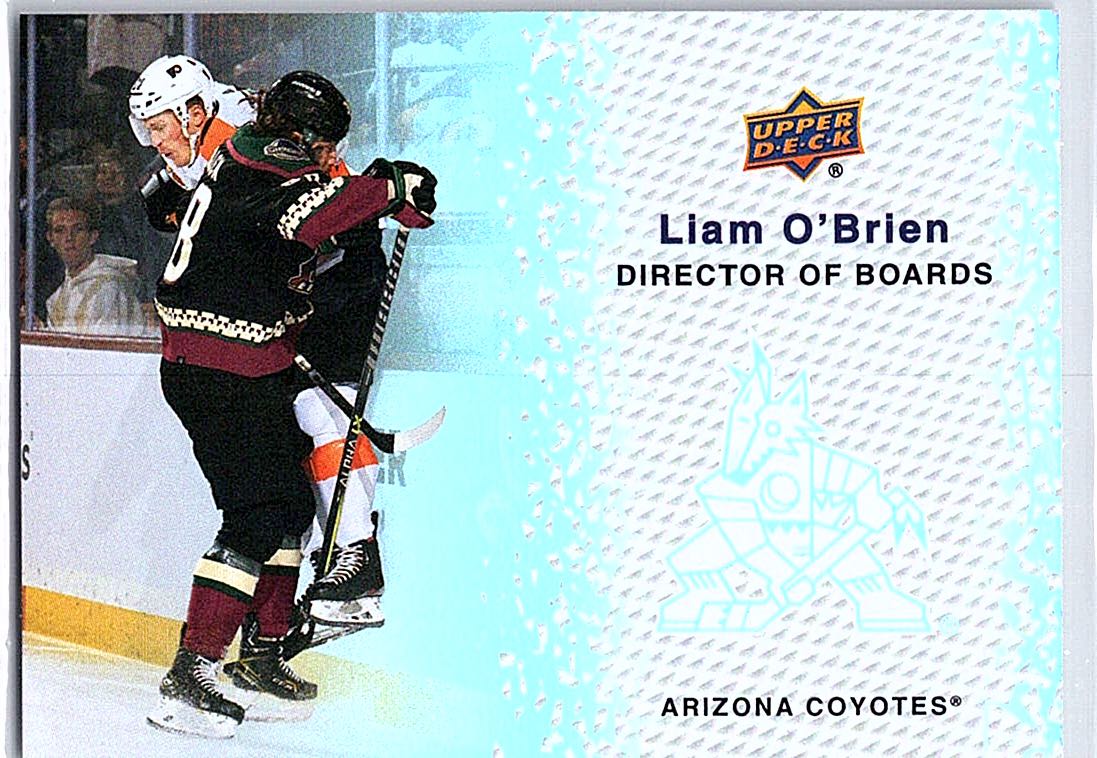 2023-24 Upper Deck - Director of Boards Liam O'Brien #DB-7 front