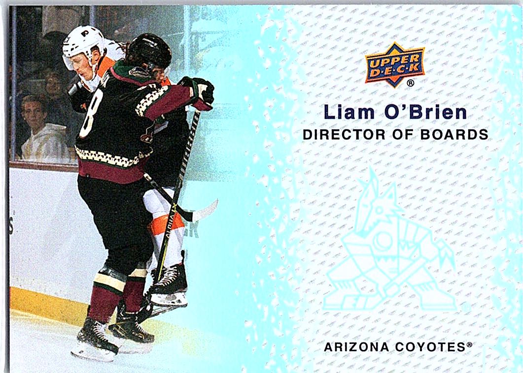 2023-24 Upper Deck - Director of Boards Liam O'Brien #DB-7 front