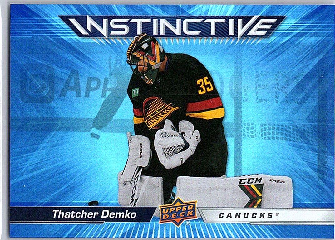 2023-24 Upper Deck - Instinctive Thatcher Demko #IN-21 front