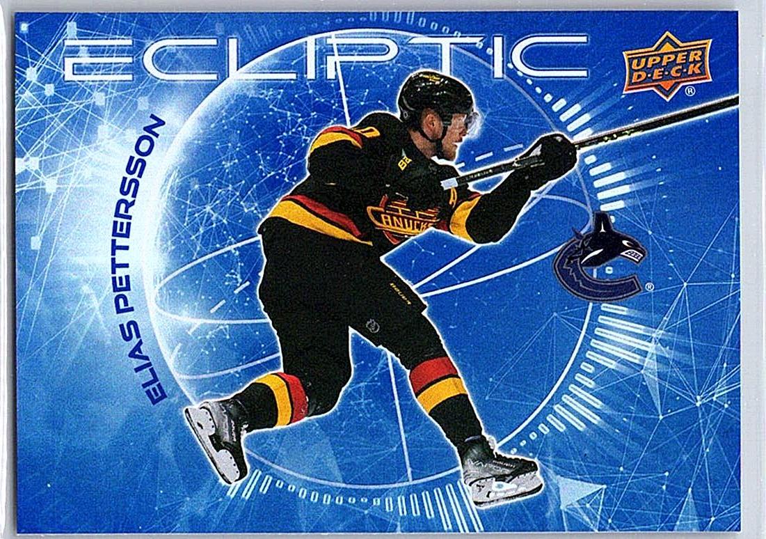 2023-24 Upper Deck - Ecliptic Sparkle Elias Pettersson #EC-3 front
