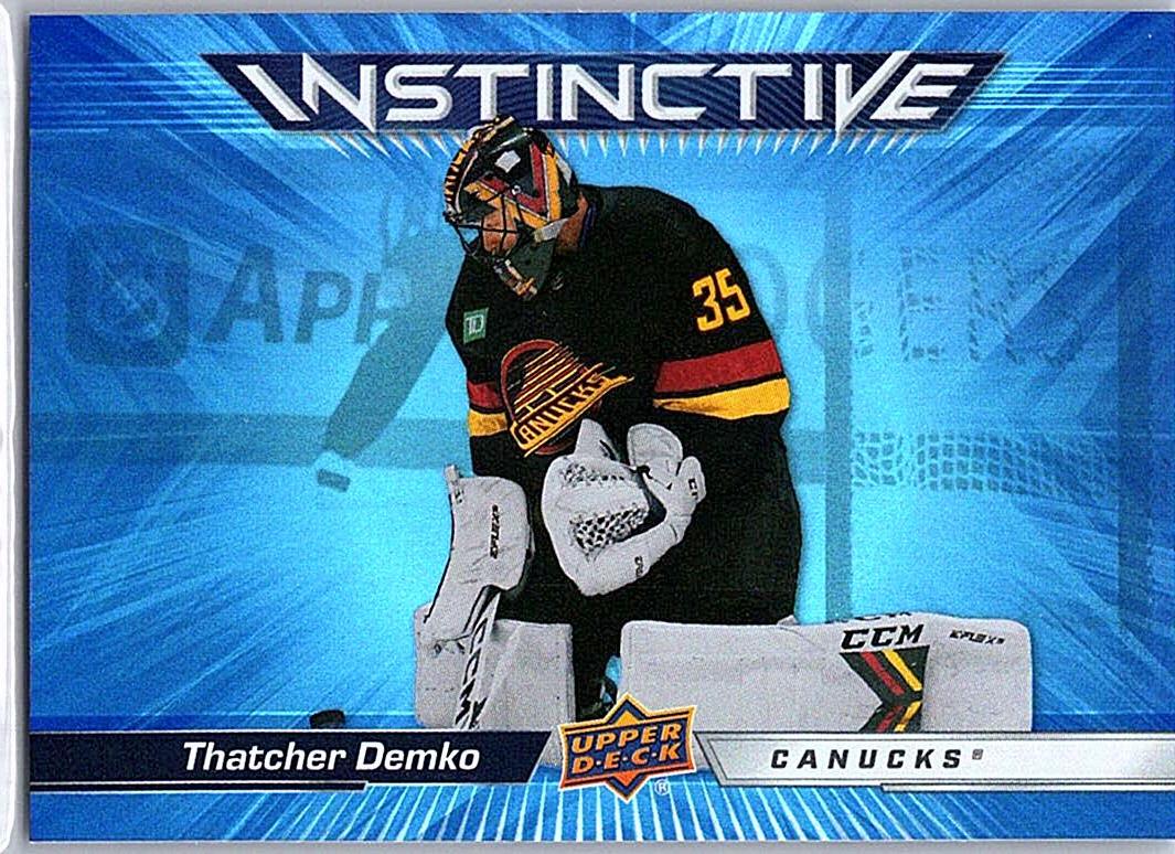 2023-24 Upper Deck - Instinctive Thatcher Demko #IN-21 front