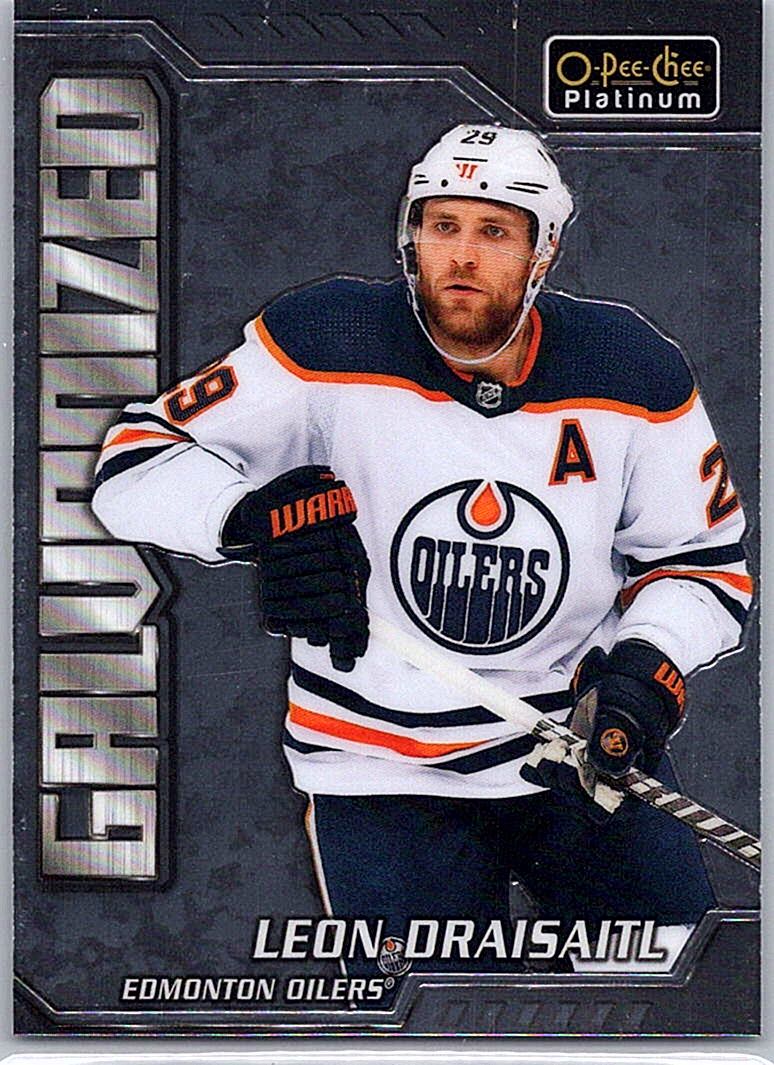 2022-23 O-Pee-Chee Platinum - Galvanized Leon Draisaitl #G-3 front