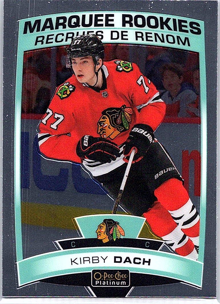 2019-20 O-Pee-Chee Platinum Kirby Dach #151 RC front