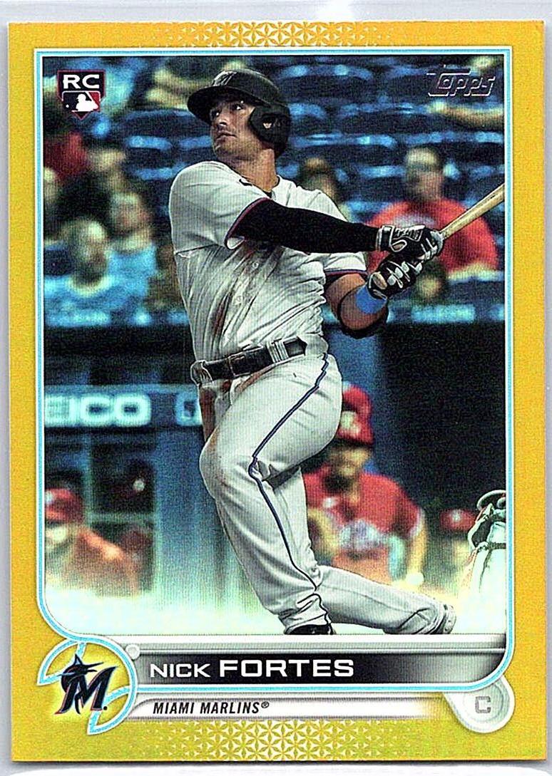 2022 Topps - Gold Foil Nick Fortes #333 front