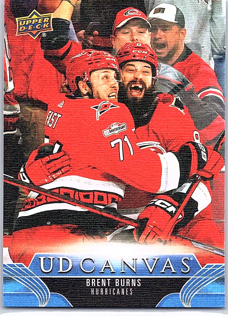 2023-24 Upper Deck - UD Canvas Brent Burns #C15 front