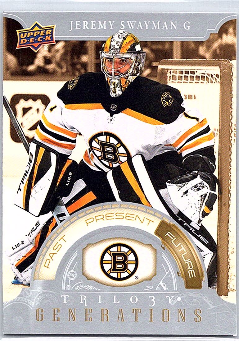 2022-23 Upper Deck Trilogy - Generations Jeremy Swayman #TG-2C front