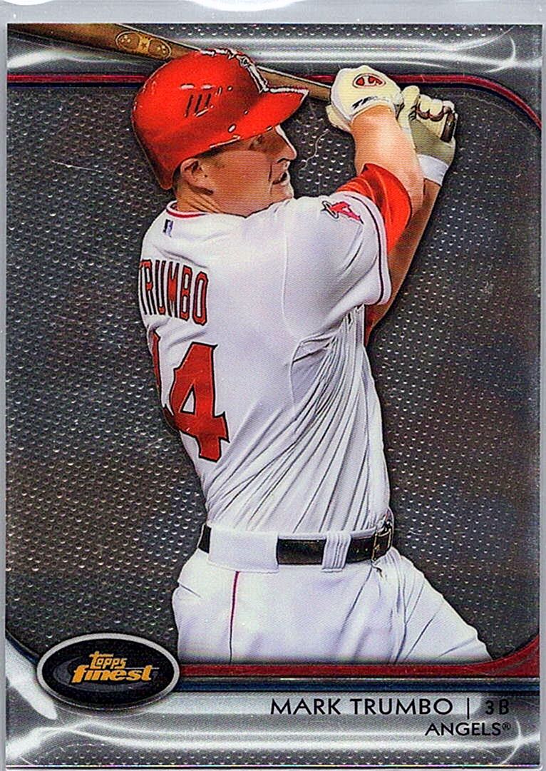 2012 Finest Mark Trumbo #59 front