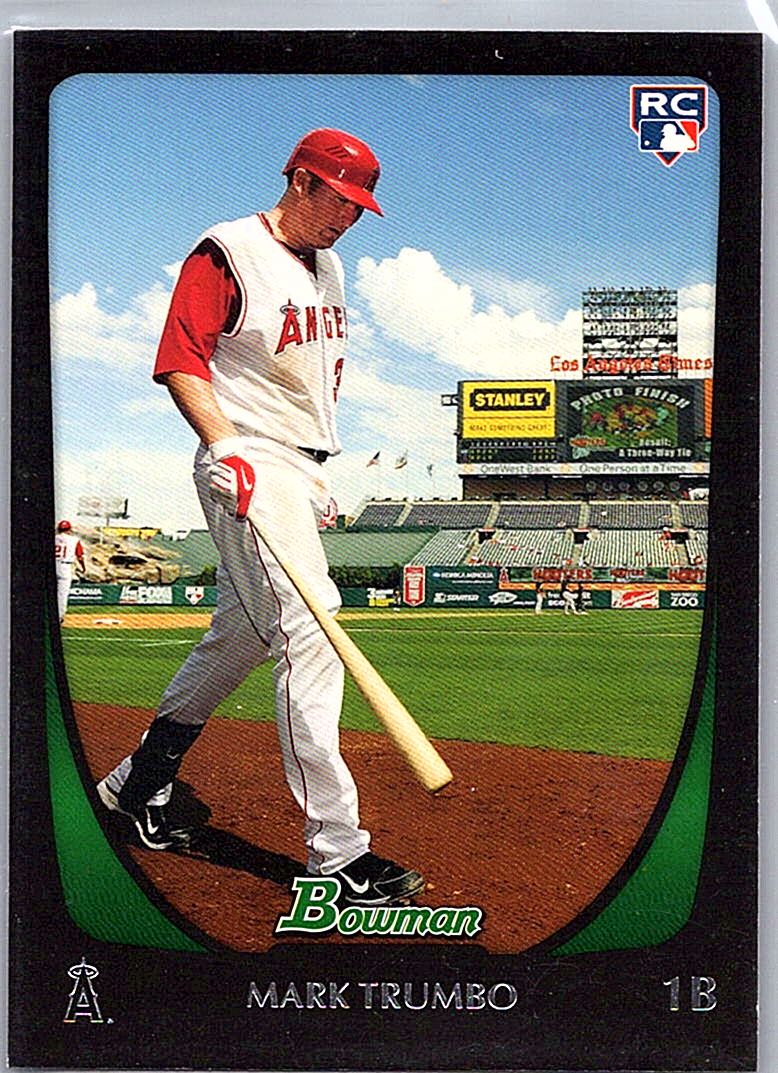 2011 Bowman Mark Trumbo #193 front