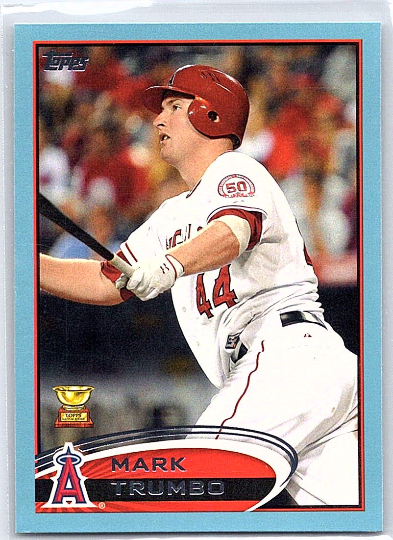 2012 Topps - Blue Mark Trumbo #106 front
