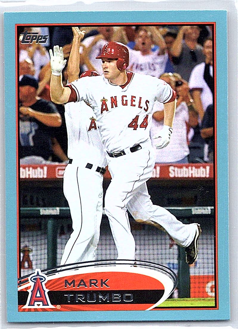 2012 Topps - Blue Mark Trumbo #281 front