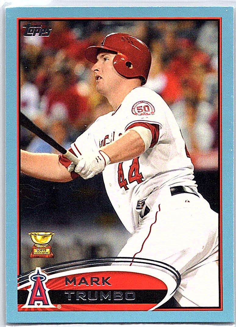 2012 Topps - Blue Mark Trumbo #106 front