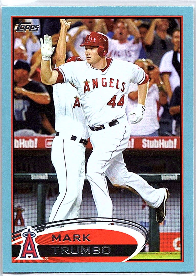 2012 Topps - Blue Mark Trumbo #281 front
